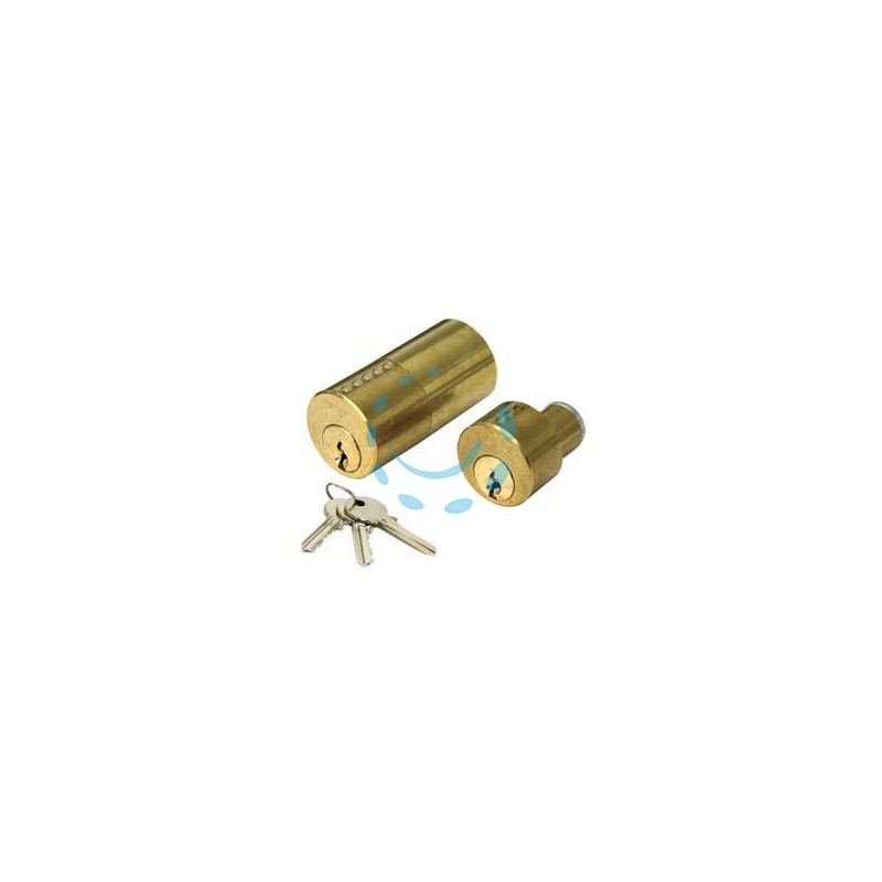 COPPIA CILINDRI "F5" PER SERRATURE DA APPLICARE 858507 - (858507)