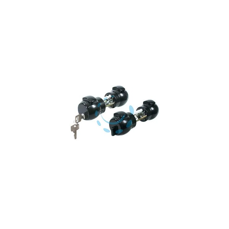 POMOLO PREMI E APRI CON CHIAVE NERO 13NE - colore nero art.13NE