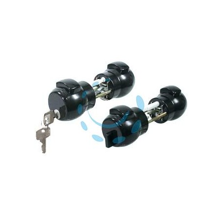 POMOLO PREMI E APRI CON CHIAVE NERO 13NE - colore nero art.13NE