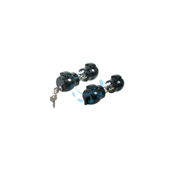 POMOLO PREMI E APRI CON CHIAVE NERO 13NE - colore nero art.13NE