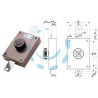 DEVIATORE DA APPLICARE CON POMOLO INTERNO 34300 (34300V000X)