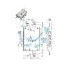 SERRATURA TRIPLICE APPLICARE CON SCROCCO CILINDRO EU BLINDATE 85571/28 - mm.63 DX (85571D28N)