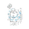 SERRATURA TRIPLICE APPLICARE CON SCROCCO CILINDRO EU BLINDATE 85571/37 - mm.63 SX (85571S37N)