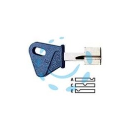 CHIAVI ORIGINALI MOTTURA A POMPA 92105 - gambo tipo A, (92105ABLUC)