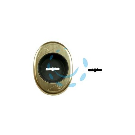MOSTRINA ESTERNA CONCAVA IN OTTONE 95344OT1 - mm.65x90 (95344OT1C1)