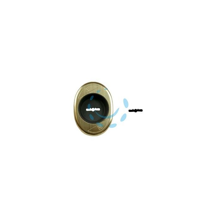 MOSTRINA ESTERNA CONCAVA IN OTTONE 95344OT1 - mm.65x90 (95344OT1C1)