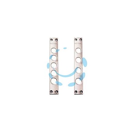 CONTROPIASTRE PER SERRATURE PORTE BLINDATE 94240F - interasse mm.28, mm.30x206x3 (94240F028)