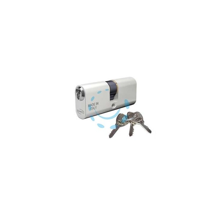 CILINDRO OVALE IN ALLUMINIO 140 - mm.80 centrato (40x40) (140/08L)
