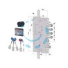 SERRATURA TRIPL.APPLICARE PORTE BLINDATE D.M.+CIL.EU REV. INT.28 243 - mm.63 (2431DCR0328S56)