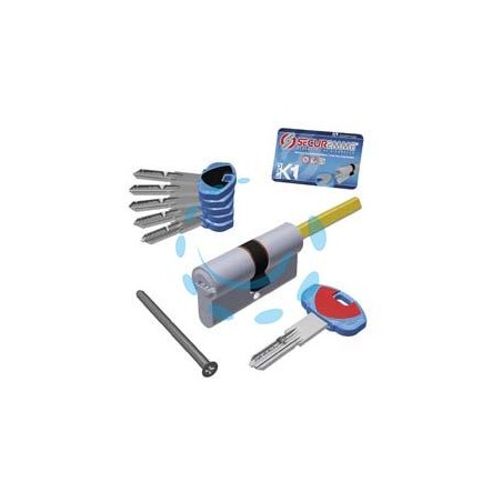 CILINDRO EUROPEO SAGOMATO "EVOK1" CODOLO 0CK2 SERIE 3100 - mm.30x40 (3101QCS30401X5)