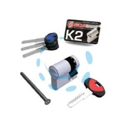 MEZZO CILINDRO EUROPEO SAGOMATO "K2" 0CK2 SERIE 3200-M - mm.30x10 (3200MCS30101X3)
