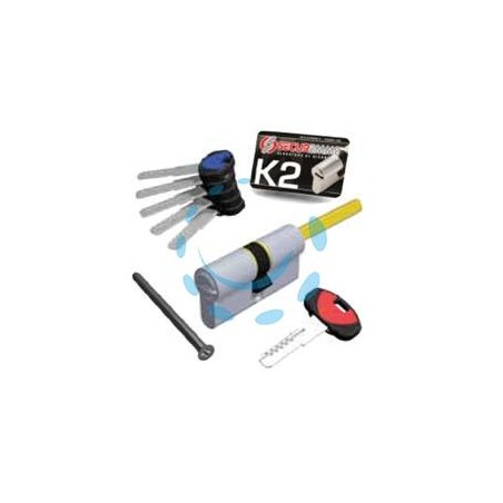 CILINDRO EUROPEO SAGOMATO "K2" CODOLO 0CK2 SERIE 3200-Q - mm.30x30 (3200QCS30301X5)