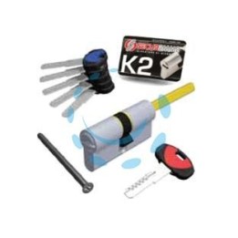 CILINDRO EUROPEO SAGOMATO "K2" CODOLO 0CK2 SERIE 3200-Q - mm.30x40 (3200QCS30401X5)