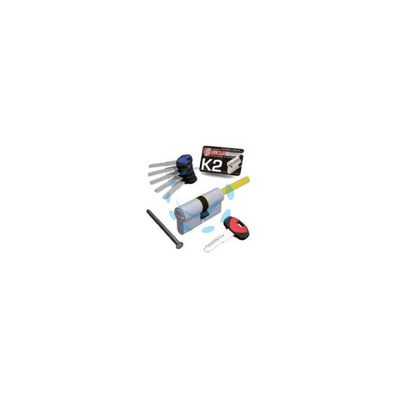 CILINDRO EUROPEO SAGOMATO "K2" CODOLO 0CK2 SERIE 3200-Q - mm.30x40 (3200QCS30401X5)