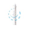 FRONTALE P/SERRATURE PORTE BLINDATE IN ACCIAIO INOX INT.37 FR2530 - (FR2530XAI37)