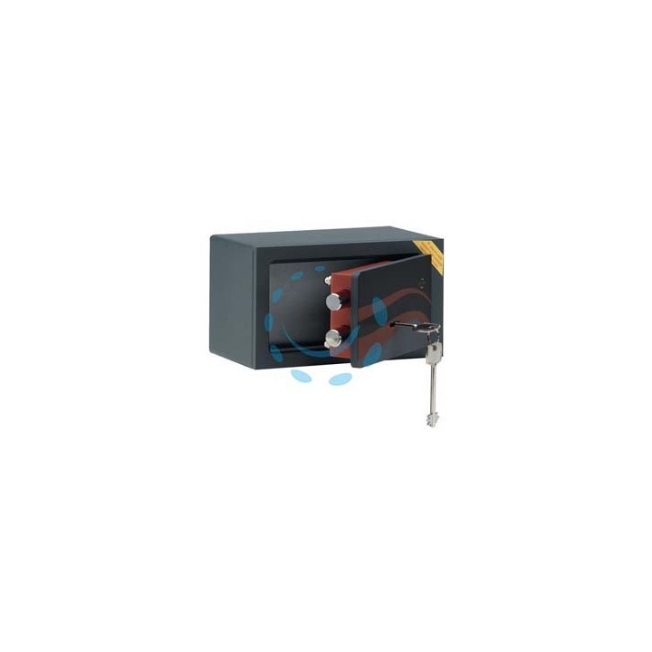 CASSAFORTE A MOBILE CON CHIAVE DOPPIA MAPPA 640A - mm.220x115x130h. Kg.4,5 (640A) 2 catenacci