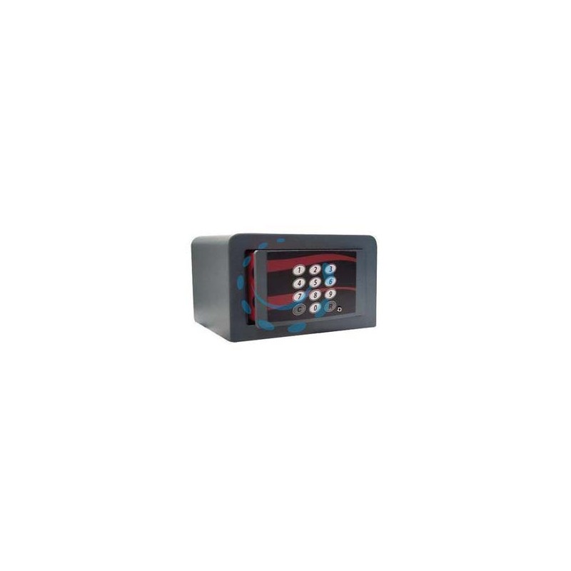 CASSAFORTE A MOBILE CON COMBINAZIONE ELETTRONICA 655A - mm.221x161x131h. Kg.6 (655A) 2 catenacci