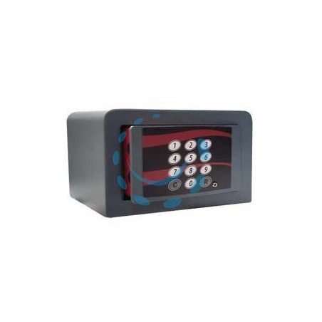 CASSAFORTE A MOBILE CON COMBINAZIONE ELETTRONICA 655A - mm.221x161x131h. Kg.6 (655A) 2 catenacci