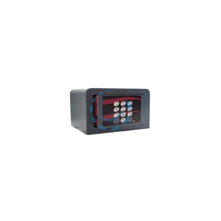 CASSAFORTE A MOBILE CON COMBINAZIONE ELETTRONICA 655A - mm.221x161x131h. Kg.6 (655A) 2 catenacci