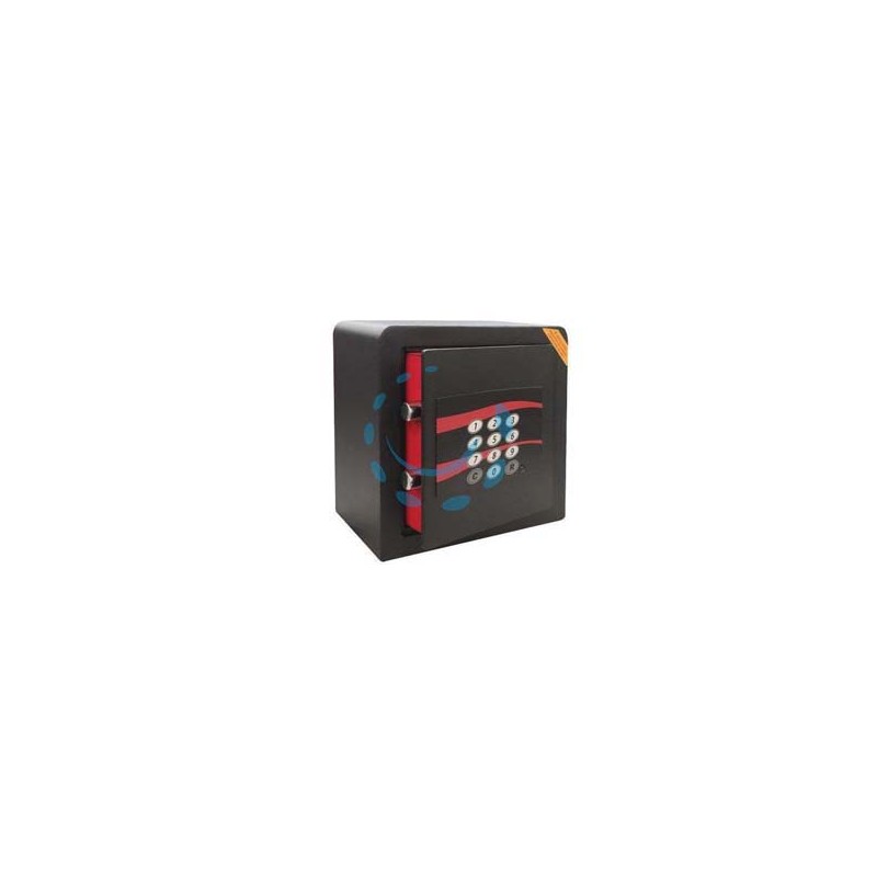 CASSAFORTE A MOBILE CON COMBINAZIONE ELETTRONICA N655A - mm.221x131x221h. Kg.7,5 (N655A) 2 catenacci