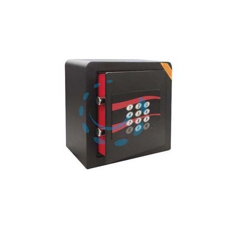 CASSAFORTE A MOBILE CON COMBINAZIONE ELETTRONICA N655A - mm.221x131x221h. Kg.7,5 (N655A) 2 catenacci