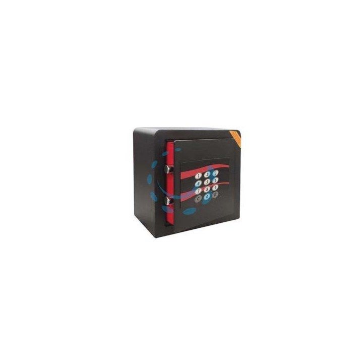 CASSAFORTE A MOBILE CON COMBINAZIONE ELETTRONICA N655A - mm.221x131x221h. Kg.7,5 (N655A) 2 catenacci