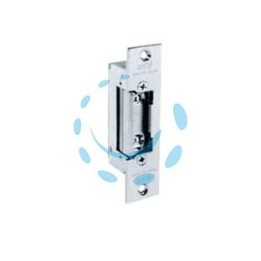 INCONTRO ELETTRICO SIMMETRICO REVERSIBILE CON FERMO 7755.10 - cm.11 in acciaio ottonato lucido (7755.1046)