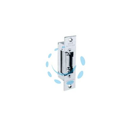INCONTRO ELETTRICO SIMMETRICO REVERSIBILE CON FERMO 7755.10 - cm.11 in acciaio ottonato lucido (7755.1046)