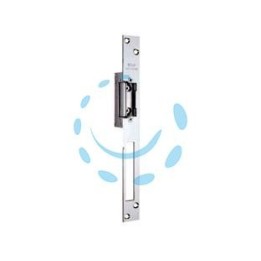 INCONTRO ELETTRICO SIMMETRICO REVERSIBILE CON FERMO 7755.20 - cm.25 acciaio ottonato lucido (7755.2046)