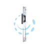 INCONTRO ELETTRICO SIMMETRICO REVERSIBILE CON FERMO 7755.20 - cm.25 acciaio ottonato lucido (7755.2046)