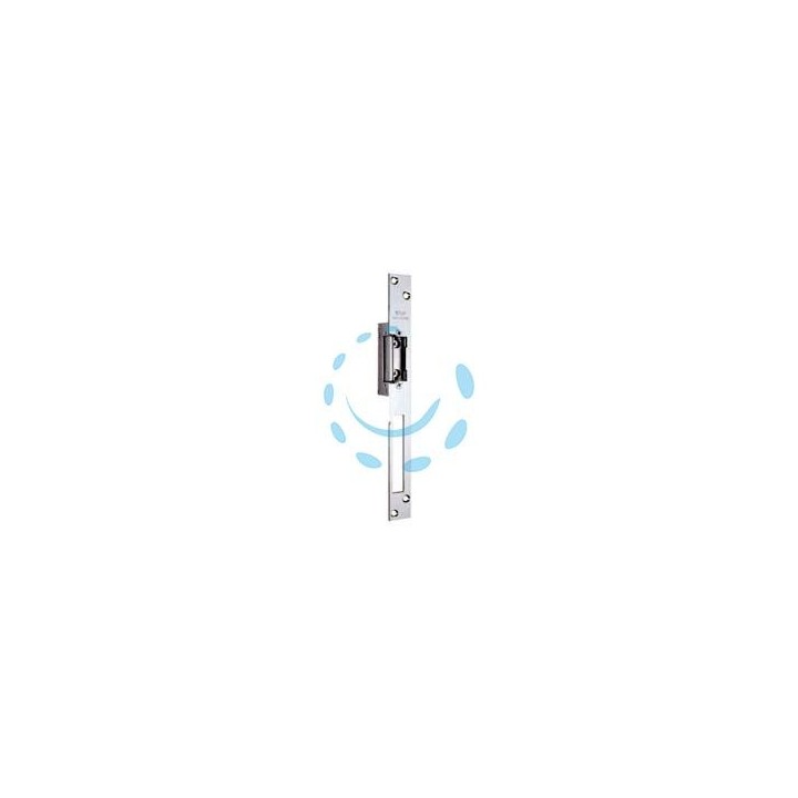 INCONTRO ELETTRICO SIMMETRICO REVERSIBILE CON FERMO 7755.20 - cm.25 acciaio nichelato lucido (7755.2078)
