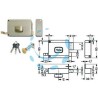 SERRATURA DA APPLICARE PER PORTE IN LEGNO CON POMOLO INTERNO 6200 - mm.40 DX (Y62000401)