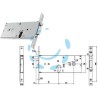 ELETTROSERRATURA INFILARE PER FASCE SOLO SCROCCO MM.78 H 85002 - mm.80 (Y8500280080)