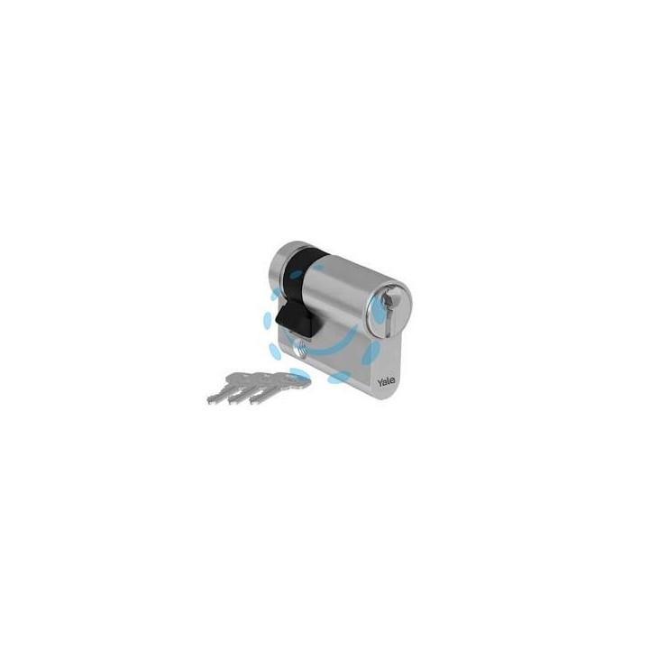 MEZZO CILINDRO SAGOMATO SERIE 500 - mm.40 decentrato (30x10) (YC052KD301003N1)