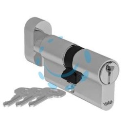 CILINDRO EUROPEO SAGOMATO SERIE 500 CON POMOLO - mm.70 decentrato (30x40) (YC054KD304003N1)
