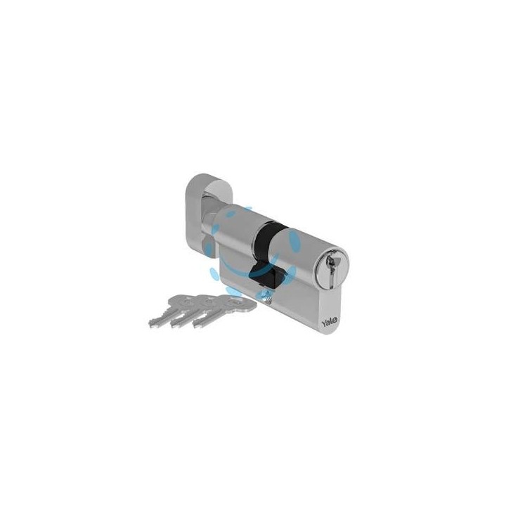 CILINDRO EUROPEO SAGOMATO SERIE 500 CON POMOLO - mm.70 decentrato (30x40) (YC054KD304003N1)