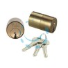 DOPPIO CILINDRO ESTERNO FISSO DA APPLICARE IN OTTONE 2252 - ø mm.25x20/ø mm.25x52 per serrature 680/688