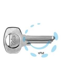 CHIAVE GREZZA YALE 1009 - 4 spine DX - mm.23,65 (01009000B084000)