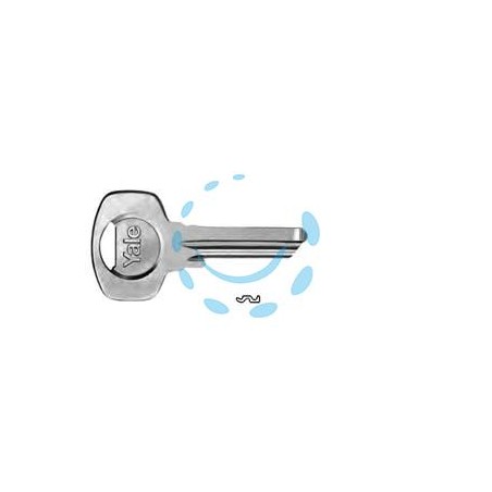 CHIAVE GREZZA YALE 1009 - 4 spine DX - mm.23,65 (01009000B084000)