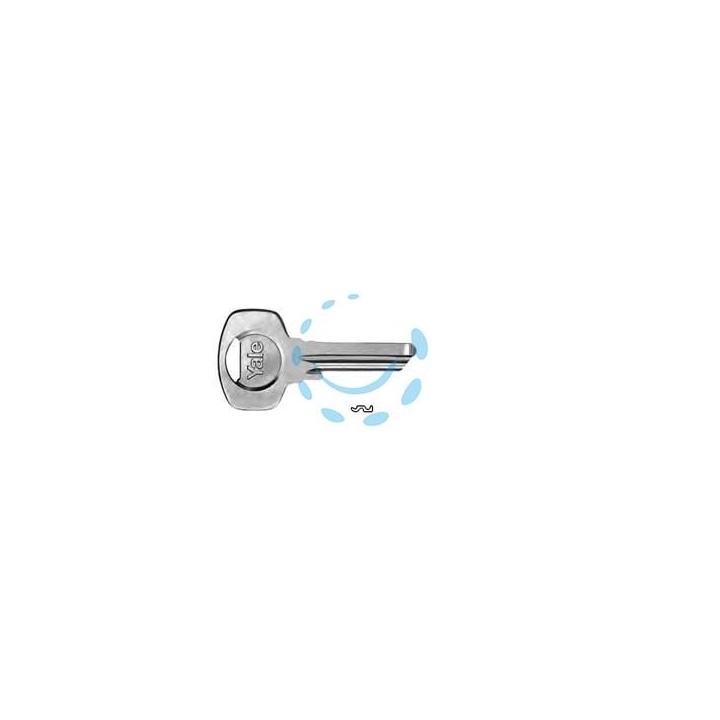 CHIAVE GREZZA YALE 1009 - 4 spine DX - mm.23,65 (01009000B084000)