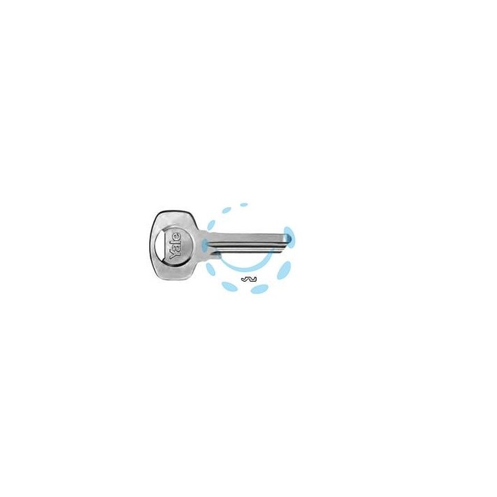 CHIAVE GREZZA YALE 1008 - 5 spine DX, mm.27,15 (01008000B084000)