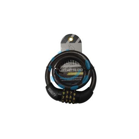 ANTIFURTO SNODATO CON COMBINAZIONE - ø mm.12x80 cm.