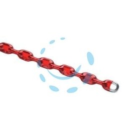 CATENA ANTIFURTO CEMENTATA MAGLIA TONDA RIVESTITA IN PLASTICA - ø mm.5x60 cm.