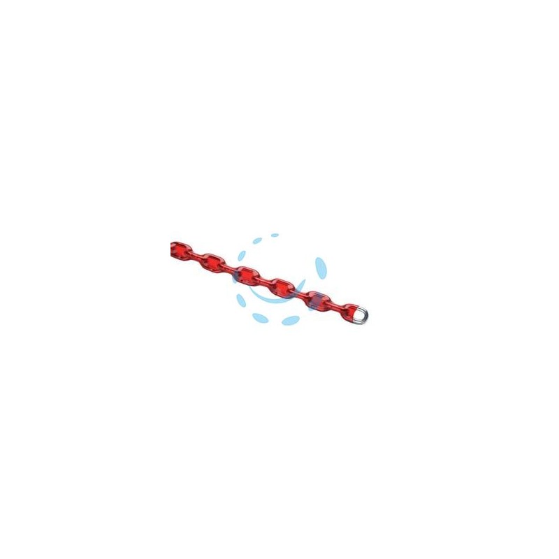 CATENA ANTIFURTO CEMENTATA MAGLIA TONDA RIVESTITA IN PLASTICA - ø mm.6x80 cm.