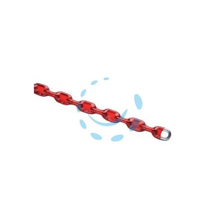 CATENA ANTIFURTO CEMENTATA MAGLIA TONDA RIVESTITA IN PLASTICA - ø mm.7,5x100 cm.