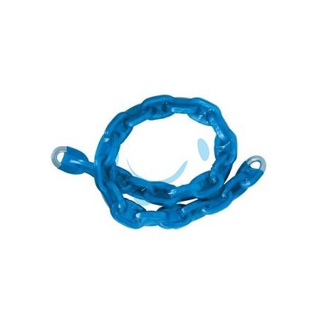 CATENA ANTIFURTO CEMENTATA MAGLIA QUADRA RIVESTITA IN PLASTICA - mm.6x6 cm.60