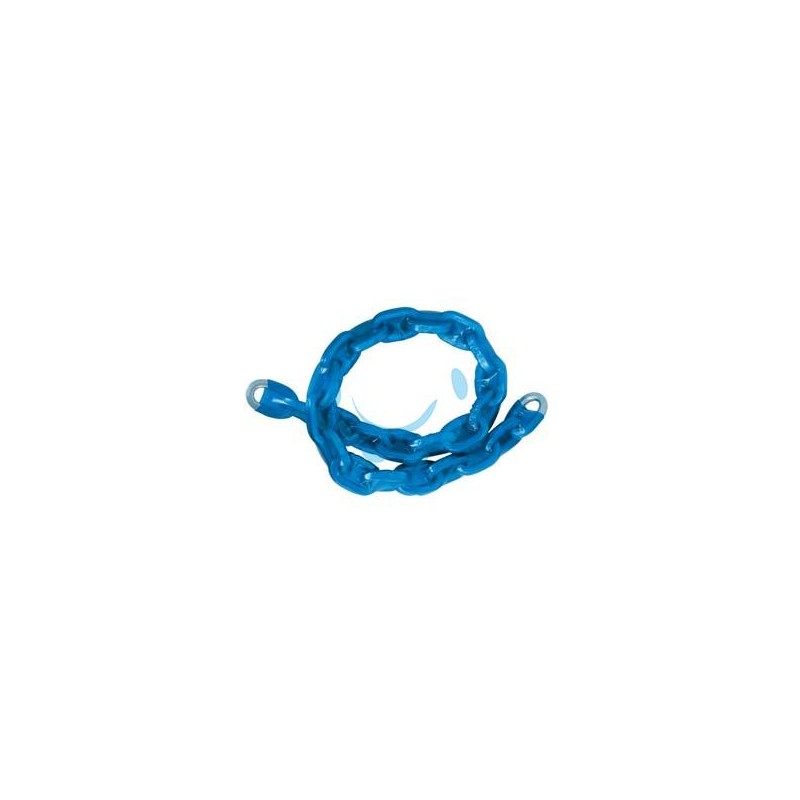 CATENA ANTIFURTO CEMENTATA MAGLIA QUADRA RIVESTITA IN PLASTICA - mm.8x8 cm.120
