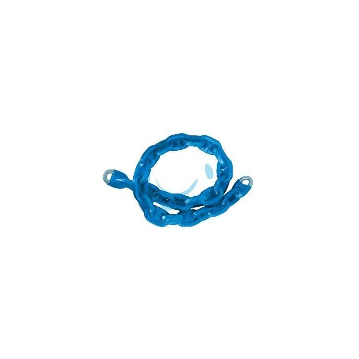 CATENA ANTIFURTO CEMENTATA MAGLIA QUADRA RIVESTITA IN PLASTICA - mm.10x10 cm.120