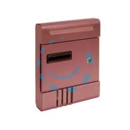 CASSETTA POSTA IN ALLUMINIO PER ESTERNI MARRONE ANODIZZATO - cm.20,4x7x29h. in alluminio anodizzato marrone