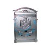 CASSETTA POSTALE IN ALLUMINIO PER ESTERNI "RESIDENCE" GRIGIA - cm.25x9x41h. colore grigio